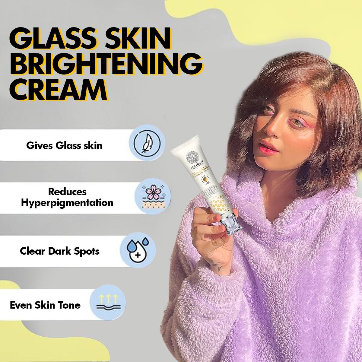 Glass Skin Whitening Cream ( BUY 1 GET 1 FREE ) ( 1 Month Plan )