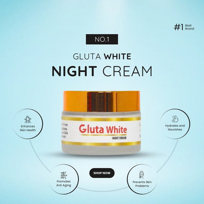 Gluta White Cream for Face Whitening & Brightening ( BUY 1 GET 1 FREE )