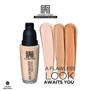 Buy MM Silk Foundation & Get Beauty blender FREE