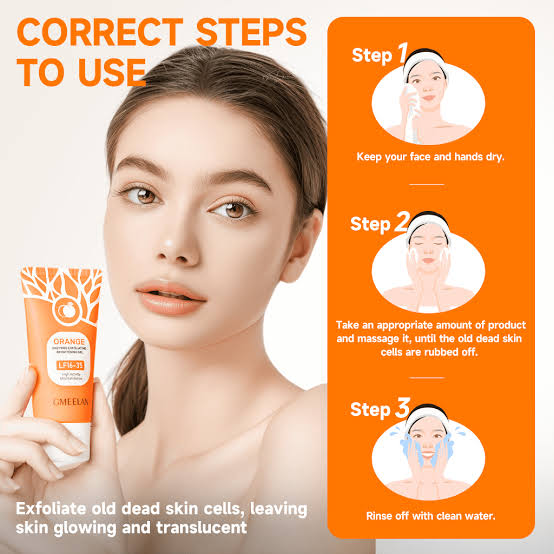 Gmeelan Orange Exfoliating Gel ( By One Get 1 Free )