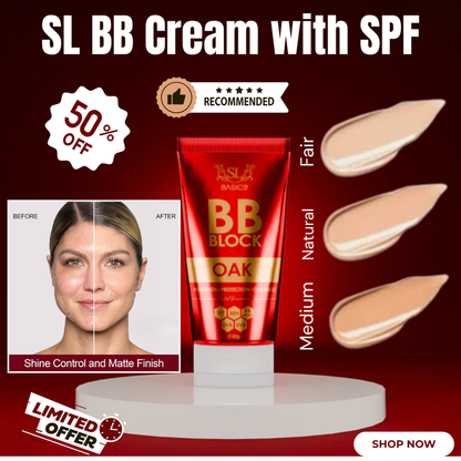 SL BB Cream and Muse Lab Peptide Cream – Hydrating, High-Coverage & Non-Cakey Finish